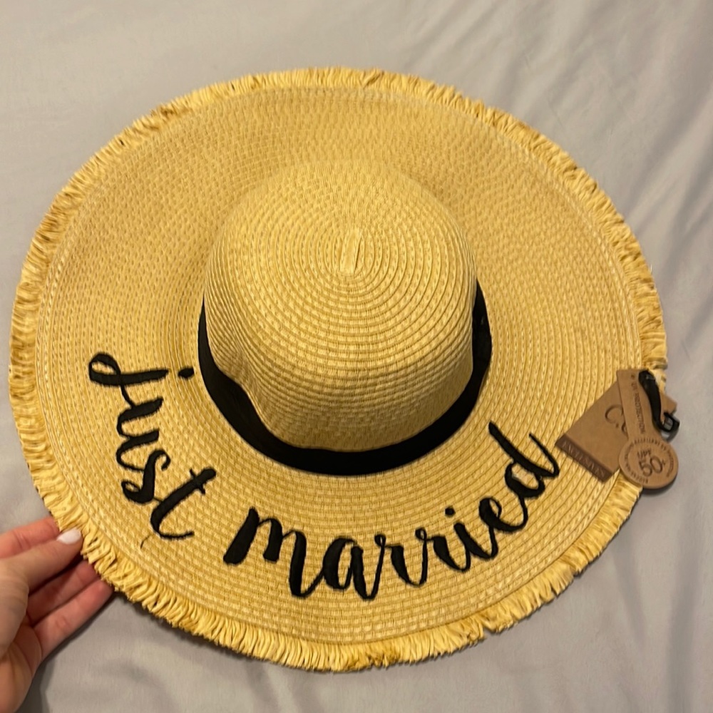 Just Married Sun Hat